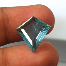 Aquamarine Santa Maria Kite Shape Faceted 7.55 Carat Natural Untreated Gemstone