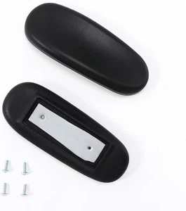 Office Chair Armrest Replacement Pads Set of 2 Universal 4 Inch Mount Black