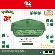 Pok mon HORI 2WAY Shoulder Pouch Pixel Art Green Nintendo Switch 2 NEW 2026 PSL