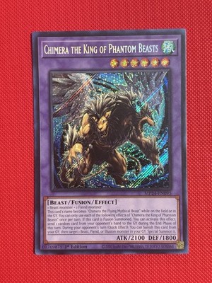 Yugioh Chimera the King of Phantom Beasts MP24-EN095 1st Ed Secret Rare Misprint