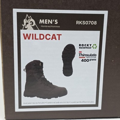 Rocky Men\'s Size 11 Wildcat 400G Insulated Hunting Boot Waterproof 3M Thinsulate Rocky Wildcat 400G Insulated Hunting Boot – Lehigh Outfitters main image 4