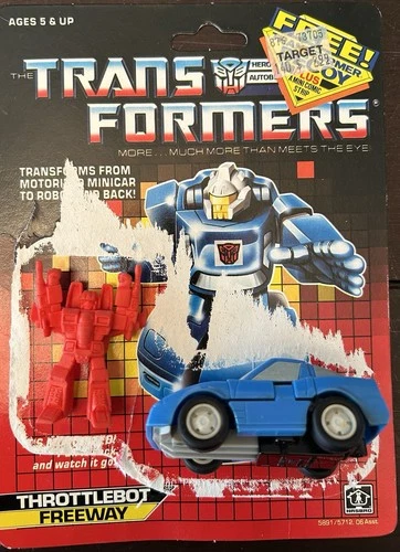 1986 Transformers Freeway Throttlebot Autobot Action Figure