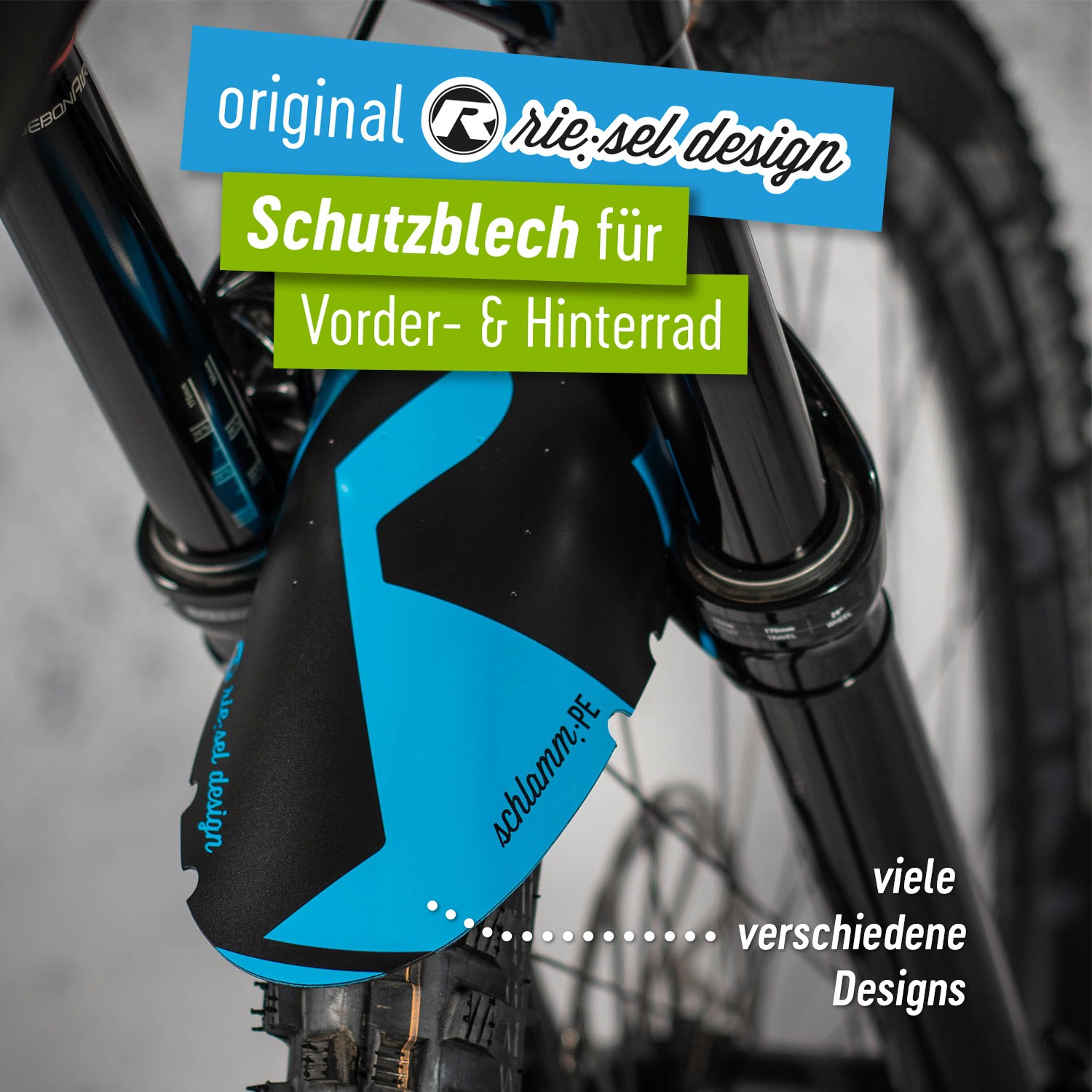 MTB Mudguard Bicycle 20-29 Inch | Front or Rear Mudguard | Rie:sel Design