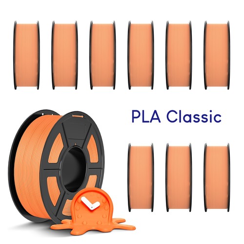 JAYO 10*1.1kg/roll Sunny Orange PLA Classic 1.75mm 3D Filament Better Toughness