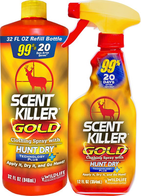 Wildlife Research Center Scent Killer Gold Spray & Refill (44 FL OZ)   Hunting S