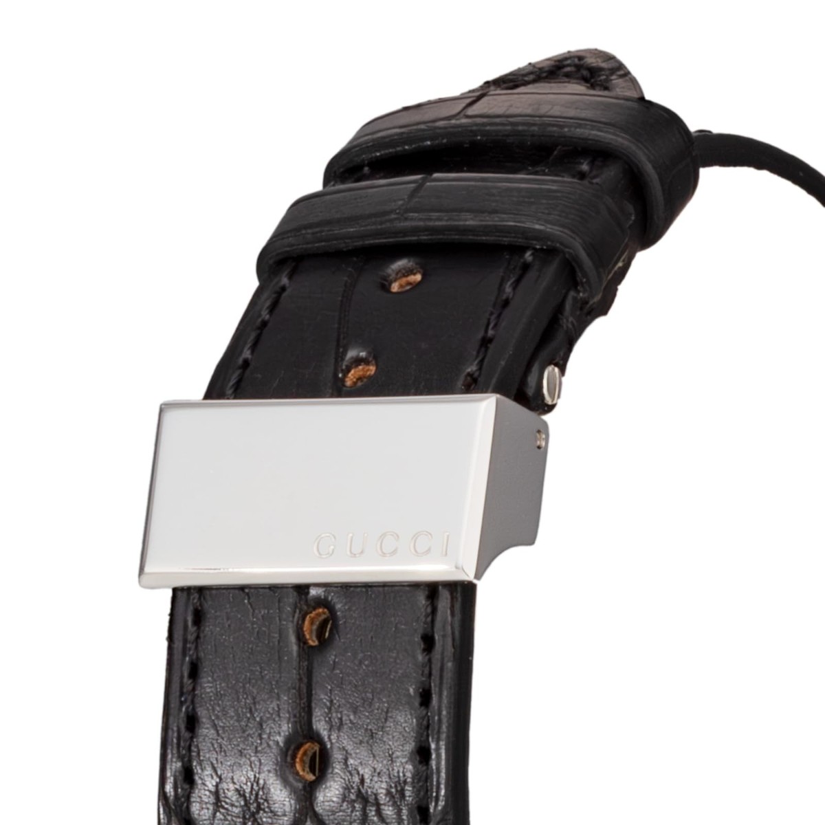 Unused GUCCI YA138406 Black Leather Strap Unisex Watch in Box | eBay