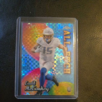 2024 Topps Chrome Ladd McConkey All-Etch Refractor X-Fractor RC #CAE-LM