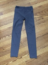 Athleta Girl Stash Your Treasures Tight Size 16 Violet Pockets Full Length Logo