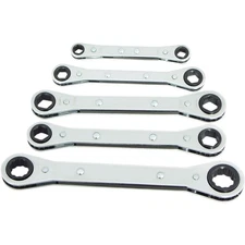 Lang Tools Wrench Set Ratcheting Society of Automotive Engineers RB-5