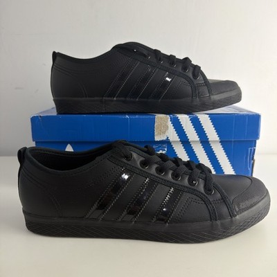 Adidas Originals Honey Low Damen Schwarz Turnschuhe UK 9 Brandneu Originalverpackt