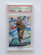 2021 Panini Revolution Jonathan Kuminga Impact Rookie Card RC /149 #108 PSA 10