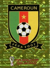 2022 Panini World Cup Stickers #CMR2 Cameroon Team Logo FOIL - SCR