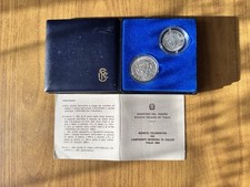 Dittico Lira 200 500 Moneda Mondiali Calcio 1990 Silber 835 FDC QP