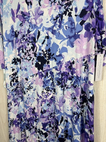 NWT Soft Surroundings Vivienne Dress 3X Boho Flowy Midi Feminine Chic - Picture 6 of 10
