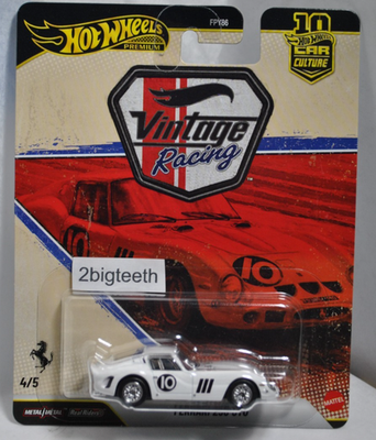 2026 Hot Wheels Premium Car Culture Vintage Racing Ferrari 250 GTO