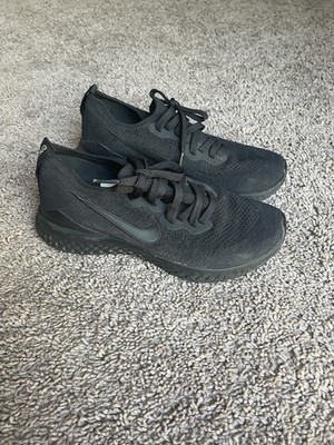 Nike Epic React Flyknit Triple Black Size 7 Men/ 8.5 Women