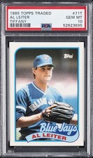1989 TOPPS TRADED TIFFANY #71T AL LEITER PSA 10