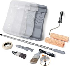 11 PC 9 Inch Paint Rollers Kit with Extension...