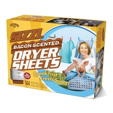 Prank-o Sizzl - Bacon Scented Dryer Sheets Prank Gift Box, Novelty Gifting Bo...