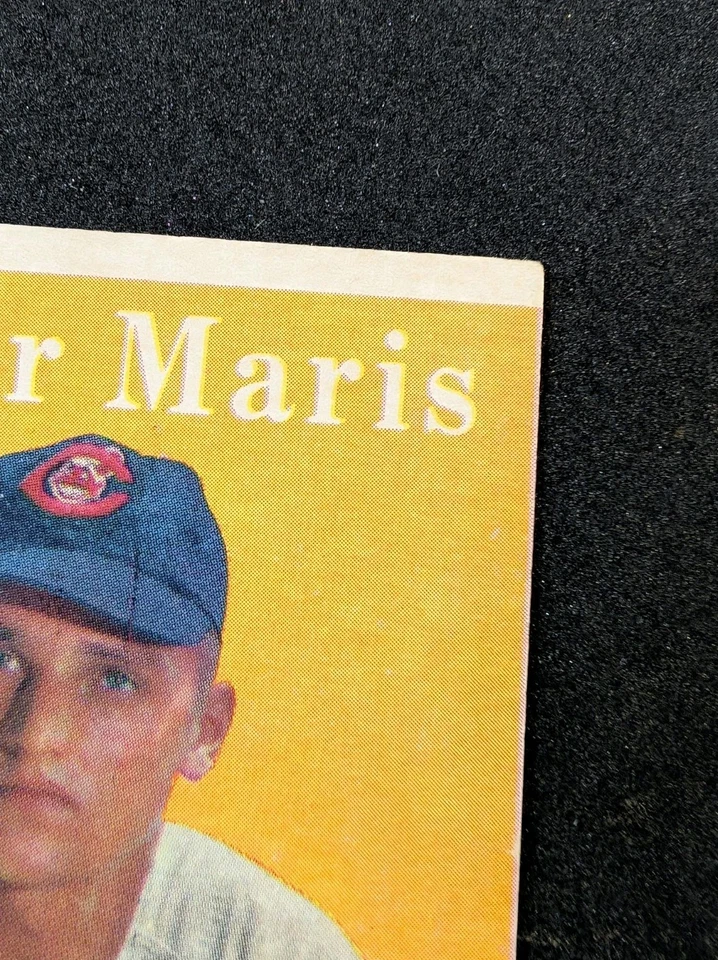 1958 Topps - Roger Maris #47 Rookie New York Yankees ~ crease free - Image 4 of 4