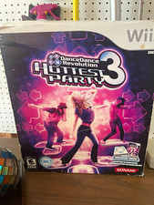 Konami DanceDanceRevolution Hottest Party 3 Wii Dance Pad Bundle Multiplayer