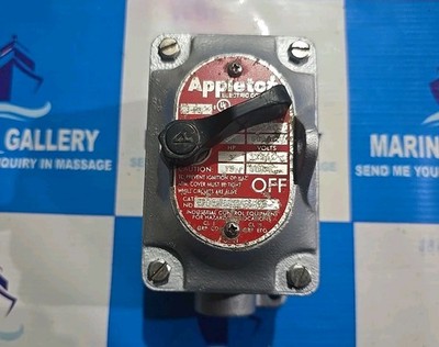 Appleton Efdc4753Ms-06/12M Wippschalter, Neu Schneller Versand