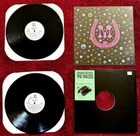 MADONNA MUSIC 2 RECORD PROMO VINYL SET & ALBUM FLAT LOT POSTER LP DJ REMIX 2000