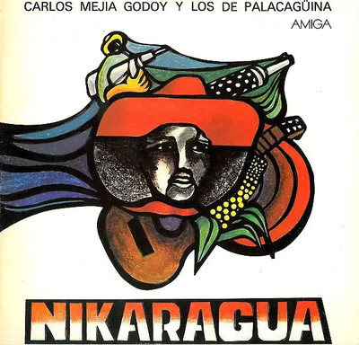 Carlos Mejía Godoy y Los De Palacagüina Nikaragua BLUE LABELS Amiga Vinyl LP
