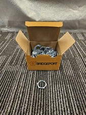 (QTY 200) Bridgeport 102-S 3/4", Zinc Plated Steel, Rigid Conduit Locknut