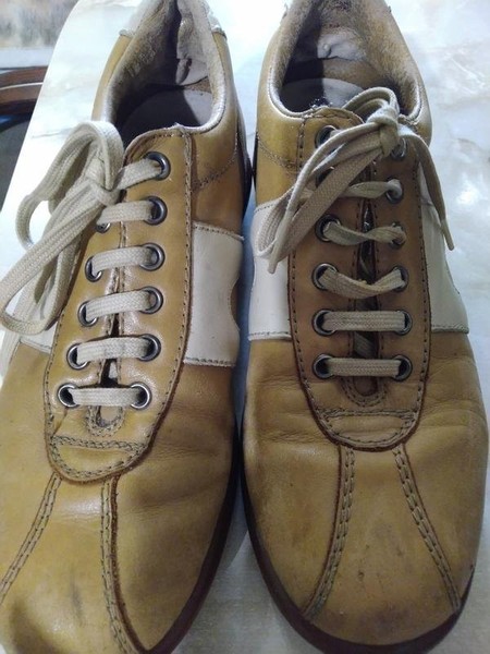 Women Camper Heels White Leather 37.5
