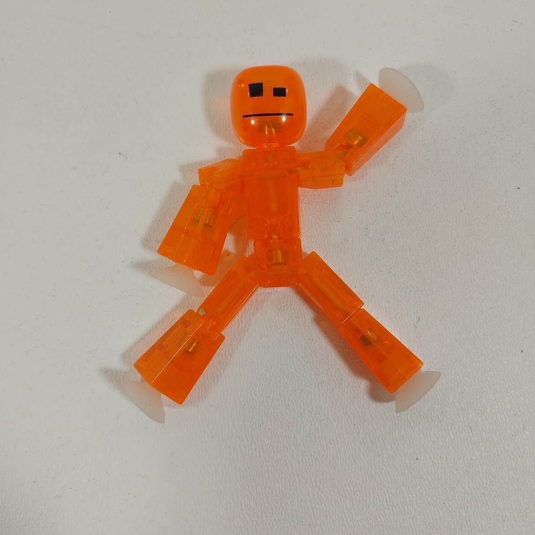 Toy Shed Stikbot Orange Plastic Robot Plastic Figure | eBay