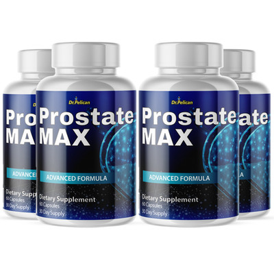 Prostate Max- Prostate Support- 4 Bottles- 240 Capsules