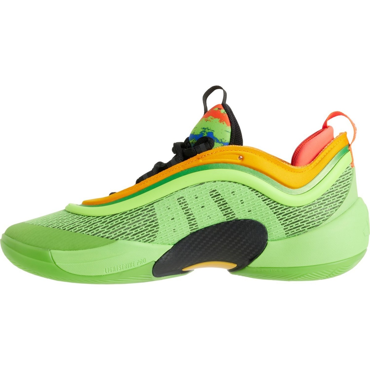 Adidas Men's D.O.N. Issue 6 Basketball Shoe Green Orange IG9089