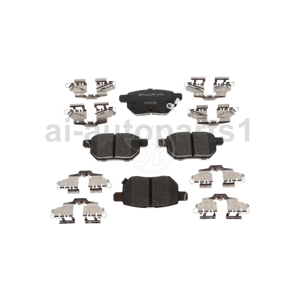 Kit de rotores de freno trasero y pastillas de freno para Toyota Corolla iM 2017 2018 Foto 3 de 4