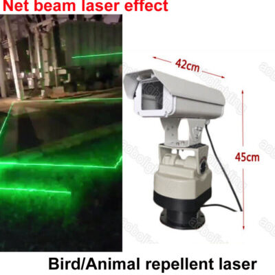 1W Outdoor Luces Láser Animal Green Laser Repeller Moving Bird Repellent Lasers