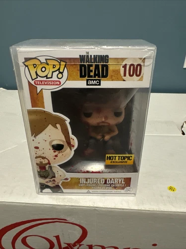 Funko Pop The Walking Dead INJURED DARYL BLOODY #100 Figure Hot Topic Exclusive