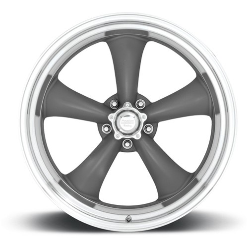 16x7 +0 American Racing VN215 5x4.5 Mag Gray W/ Machined Lip Wheels (Set of 4) - Picture 3 of 3