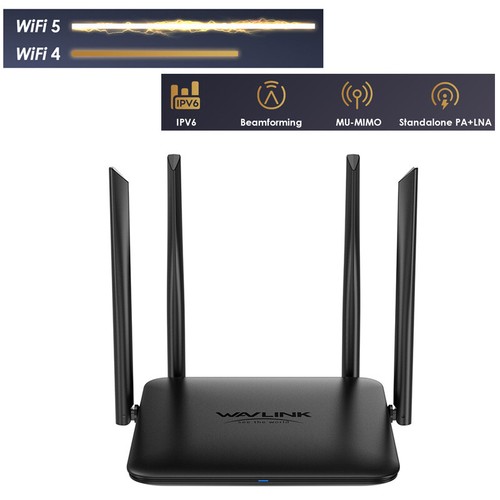 Wireless signal repeater Dual Band Gigabit Wireless Router wifi network switch - 第 1/10 張圖片