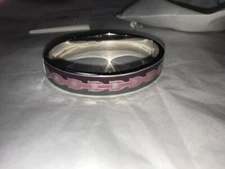Brand New Authentic Coach Signature Chain Hinged Bangle/Bracelet