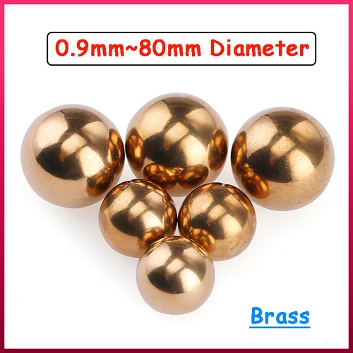 Rodamientos de bolas de latón esferas artesanales bolas de metal 0,9 mm ~ 80 mm