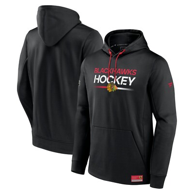NHL Chicago Blackhawks Hoody Fleece POH Authentic Performance hooded Sweater