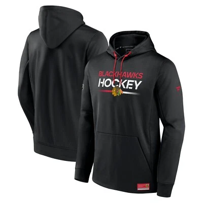 FANATICS NHL Chicago Blackhawks Hoody Fleece POH Authentic Performance hooded Sweater