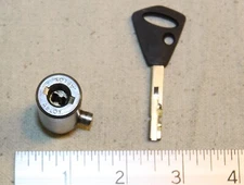 Abloy plug cylinder lock with 1  working key for T & L handles - high security