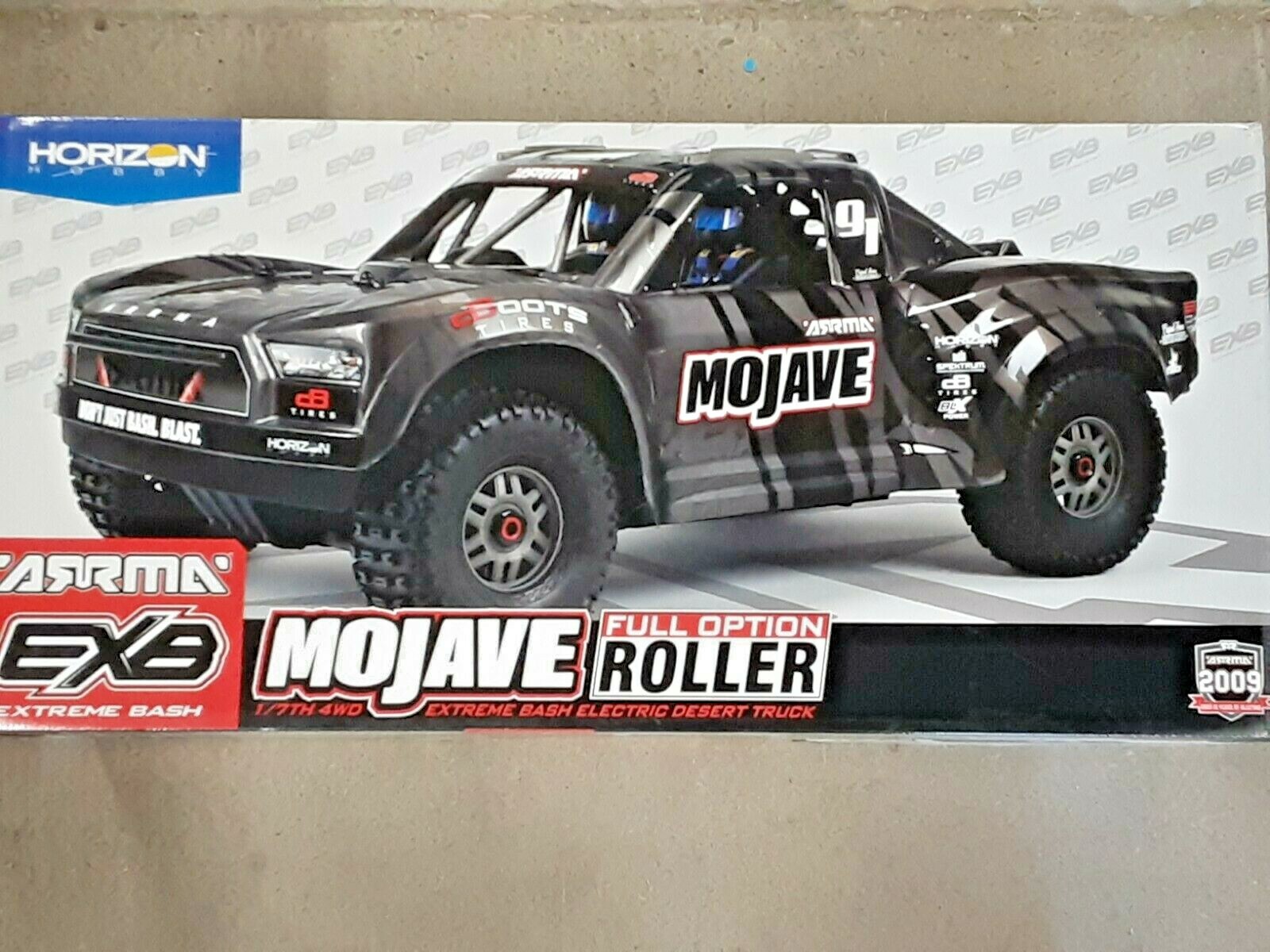 Arrma Mojave 6s Exb Extreme Bash Roller 1 7 4wd Desert Truck Black Ara74 New Ebay
