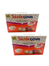 Goya Sazon With Garlic And Onion Co Ajo Y Cebolla 3.5 oz PACK OF 2