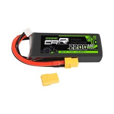 4X OVONIC 2S Lipo akkus 7.4V 2200mAh 50C XT60 für RC Auto LKW Losi TRX 1/16 1/14