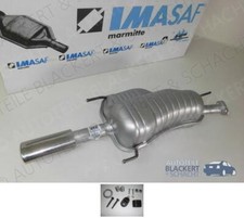 IMASAF ESD Auspuff Endtopf für Opel Astra G Cabrio+Coupe 1.6 - 2.2+16V Flansch