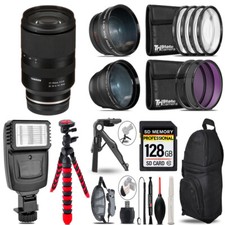Tamron 17-70mm f/2.8 III RXD Lens for FUJIFILM 3 Lenses Flash Tripod -128GB