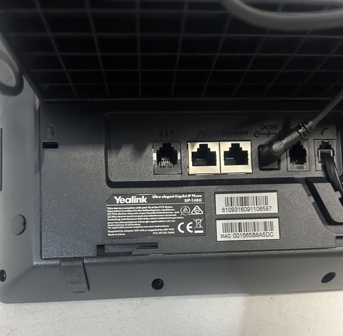 TELEFONO IP Yealink SIP-T48G Touchscreen 16 linee HD Gigabit VOIP Ufficio - Foto 5 di 5