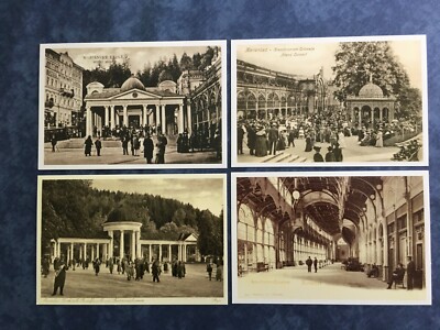  Ansichtskarten Marienbad (Marianske Lazne), 9 Stück